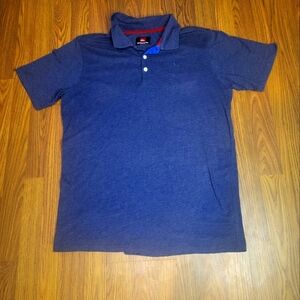 Quiksilver Men’s Polo XL Blue Performance Wear Casual & Stylish Golf Shirt A92